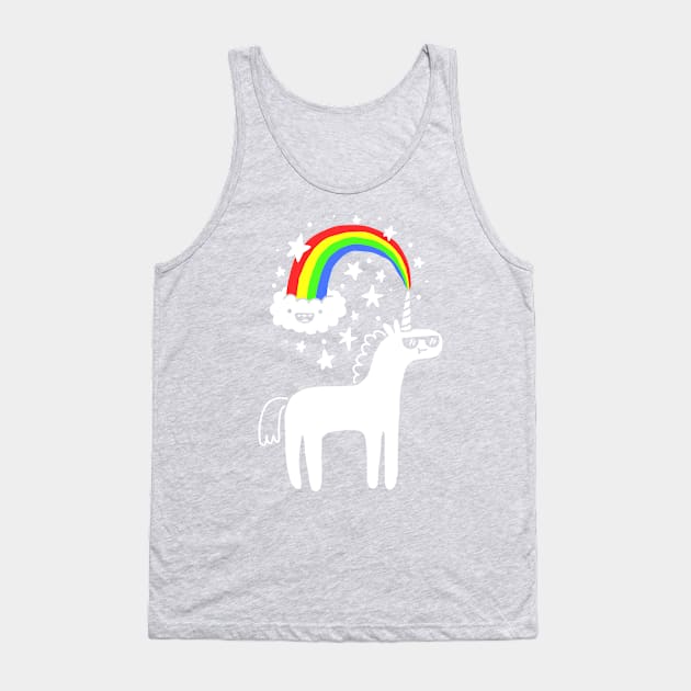 Cool Unicorn Tank Top by obinsun